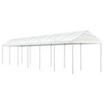 Gazebo with Roof White 13.38x2.28x2.69 m Polyethylene 3155506