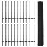 Welded Wire Fence 100 x 1.2 m PVC-Coated Steel Grey 3336934