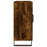 Sideboard Smoked Oak 90x34x80 cm Engineered Wood 828137