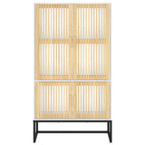 Highboard White 70x35x125 cm Engineered Wood 352139