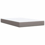 Box Spring Bed with Mattress Taupe 120x190 cm Fabric 3285838