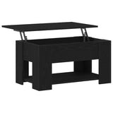 Coffee Table Black Oak 79 x 49 x 41 cm Engineered Wood 862765