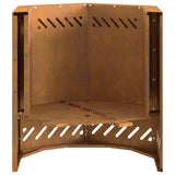 Smokeless Fire Pit Brown 48 x 48 x 51 cm Weathering Steel 858983