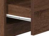 Bedside Cabinets 2 pcs with 2 Drawers Brown Oak 40x36x50 cm 858798