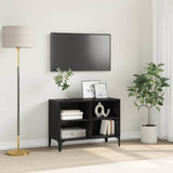TV Cabinet Set Black 69.5 x 30 x 50 cm Engineered Wood 875112