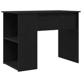 Desk Black Oak 100x55x75 cm Engineered Wood 862434