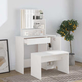 Dressing Table Set White 86,5x35x136 cm 3114147
