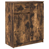 Sideboard with Drawer Smoked Oak 71x35x84 cm Engineered Wood 861593