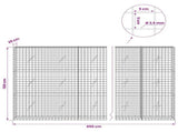 Gabion with 3.5 mm Wire and 5x5 cm Mesh 650x20x150 cm 3462175