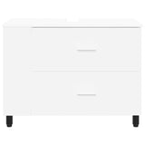 Bathroom Vanity Unit White 80 x 35 x 60 cm Engineered Wood 889385