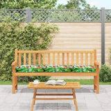 ZNTS Pallet Cushion for Bench Tropical Jungle 200x40x8 cm Oxford Fabric 42001687