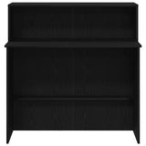 Reception Desk Black 100x50x103.5 cm Engineered Wood 859025