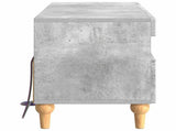 LED TV Cabinet Concrete Grey Engineered Wood 896328