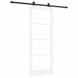 Sliding Door ORKDAL White and Black 83 x 211 cm 3332028