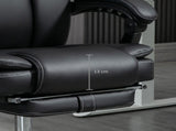 Six Point Vibrating Massage Office Chair - Black T3398P329443