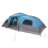 Family Tent with Rainfly Water-resistant 18-Person Blue 42042235