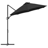 Umbrella Black 372 x 198 x 243 cm Polyester and Aluminium 42003379