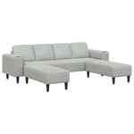 Sofa Set 3 pcs Light grey Velvet 3335122