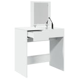 Dressing Table with Mirror White 73x46.5x120 cm 848220