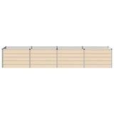 Raised Garden Bed Ivory 320 x 80 x 55 cm cold-rolled steel 8006425