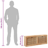 Shoe Storage Bench 94x20x38 cm Solid Walnut Wood 247599