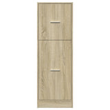Apothecary Cabinet Sonoma Oak 40x41x118 cm Engineered Wood 855198
