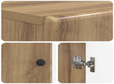 Bathroom Storage Cainet BREDA Artisan Oak 59.5 x 31 x 80 cm 897504