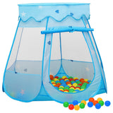 Children Play Tent with 250 Balls Blue 102x102x82 cm 3107721