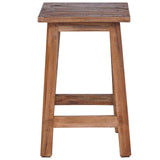 Stool Natural 30 x 30 x 47 cm Mahogany Wood 42012390
