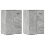 Sideboards 2 pcs Concrete Grey 59x39x80 cm Engineered Wood 3276633