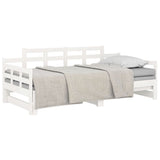 Pull-out Day Bed without Mattress White 2x cm 820343