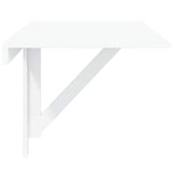 Folding Wall Table White 100x60 cm 243054