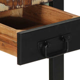 Side Table Multicolour 35x35x50 cm Solid Wood Reclaimed 4015944