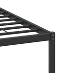 Bed Frame without Mattress Smoked Oak 150x200 cm King Size Engineered Wood 4106745