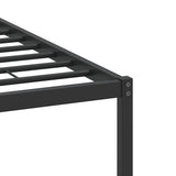 Bed Frame without Mattress Smoked Oak 150x200 cm King Size Engineered Wood 4106745