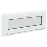 Basement Window RISOR 100x40 cm Tilt 2 Glazing White 4108337