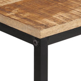 Console Table 100x35x70 cm Solid Rough Wood Mango 374071