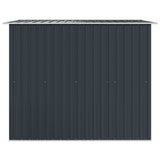 Garden Storage Shed Anthracite Steel 257x205x178 cm 47030