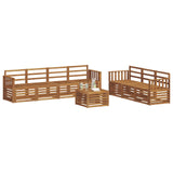 Sofa Sets 8 pcs Natural Solid Acacia Wood 3374479