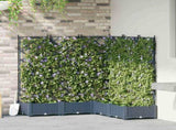 Garden Planter 5 pcs Grey 120 x 120 x 125.5 cm PP 42002865