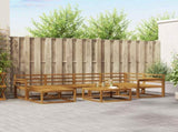 Outdoor Sofa Set 7 pcs Natural Solid Acacia Wood 3367847
