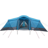 Family Tent with Roof Blue and Grey 721 x 335 x 212 cm 4100671