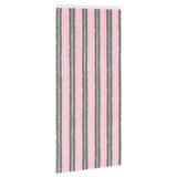 Insect Curtain Chenille Silver Grey and Pink 90 x 200 cm 42034439