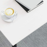 Coffee Table White 80 x 80 x 45 cm Solid Pine Wood 892768