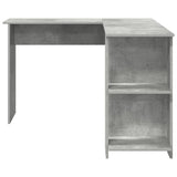 Corner Desk Concrete Grey 140 x 113.5 x 75 cm Engineered Wood 869557