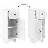 2 Piece Bathroom Cabinet Set EDE High Gloss White 3417985