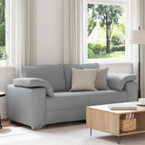 Sofa Light Grey 180 x 77 x 82 cm Fabric 4105227