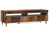 3 Piece LED TV Cabinet Old Wood Engineered Wood 3416687