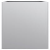 Planter Silver 62x47x46 cm Galvanised Steel 841606