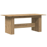 Dining Table Artisan Oak 180x90x76 cm Engineered Wood 855845